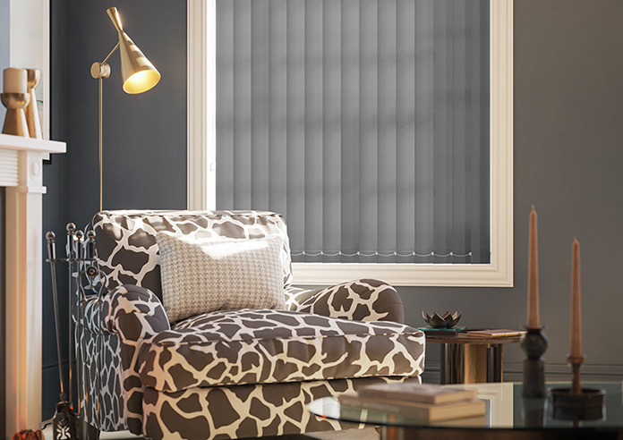 Roma, Fuscous Grey - Vertical Blind - Image 5